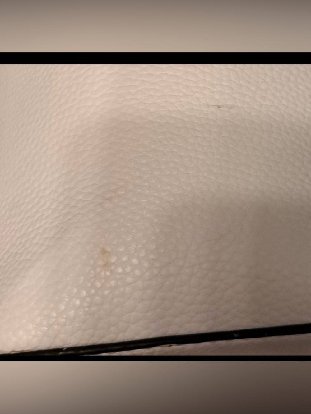 Anne Klein White Tote with Black Handles and Bow - Picture 4 of 9